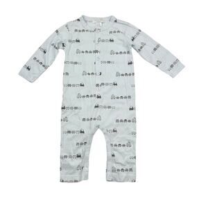 Feather Baby Pima Cotton Trains Romper